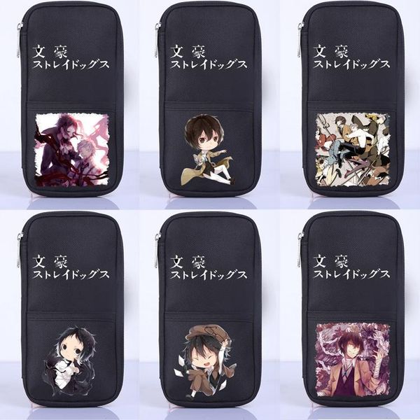

bungo stray dogs student school office stationery storage cosplay pen pencil case bag wallet purse gift cosmetic bags & cases