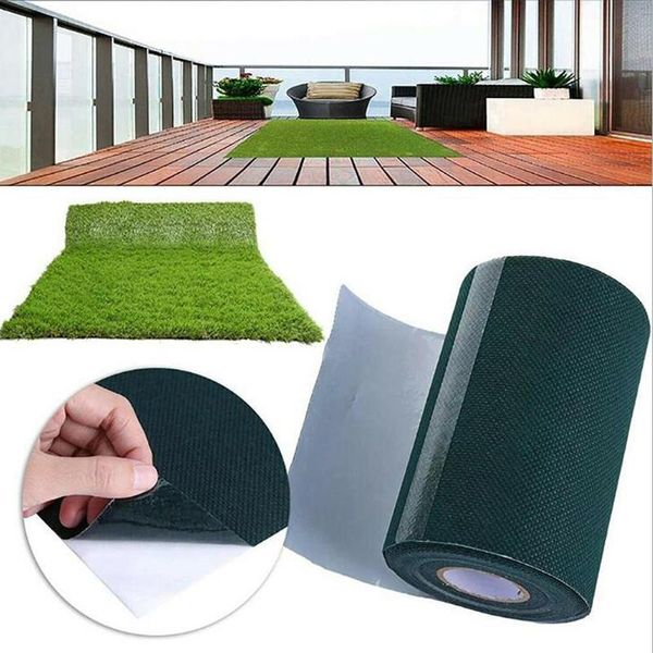 

decorative flowers & wreaths garden adhesive joining green tape synthetic lawn grass carpet artificial turf seaming fix