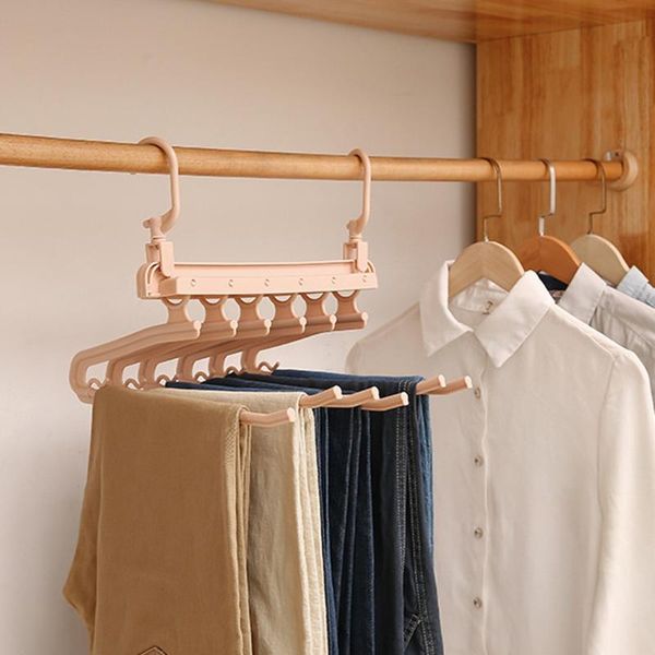 

hangers & racks multifunctional storage folding pants rack hanging clothing hanger multilayer closet rack#f