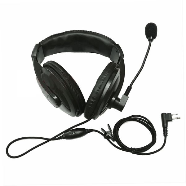 2pin Over Head Headset Ohrhörer Boom W/VOX PTT Mic Kopfhörer Kopfhörer Für Motorola 2/Two Way Radio CLS1110 CLS1413 CLS1450 CLS1410 VL50