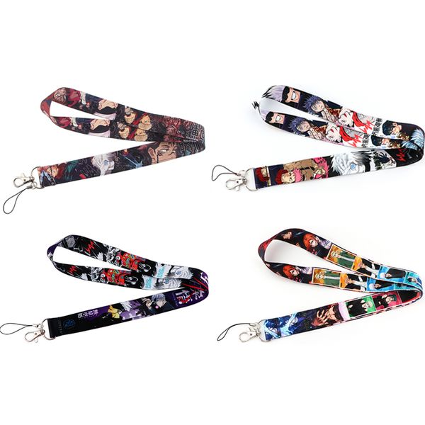 

10pcs/lot j2508 cartoon character lanyard for keys phone neck strap keychain lanyards id badge holder, Silver