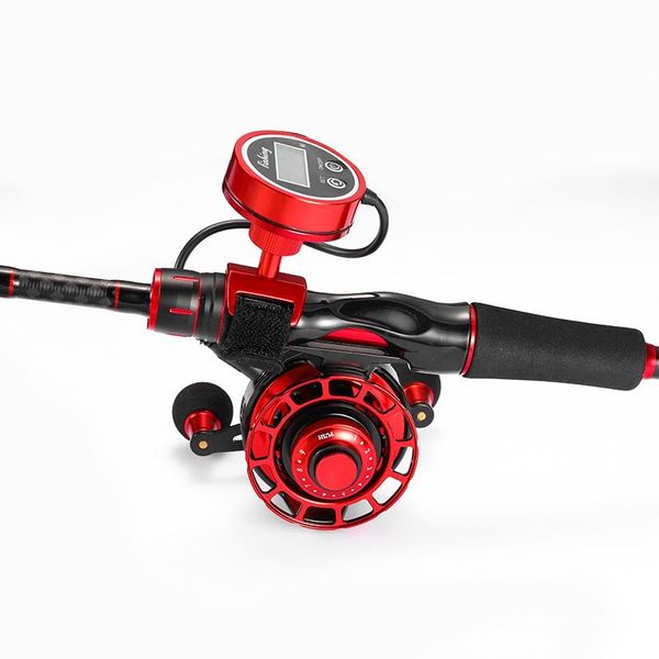 

3.8:1 8+1bb fishing reel left/right hand low profile line counter tackle gear with digital display pesca baitcasting reels