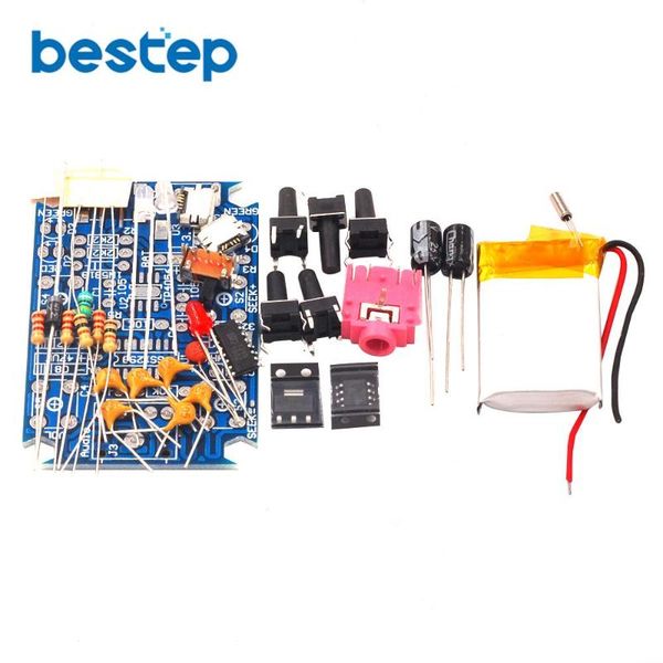 

integrated circuits fm stereo radio kit diy parts gs1299 digital production with housing + set screws