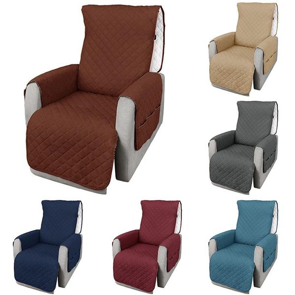 

chair covers recliner sofa slipcover removable couch cover with pockets anti-slip furniture protector