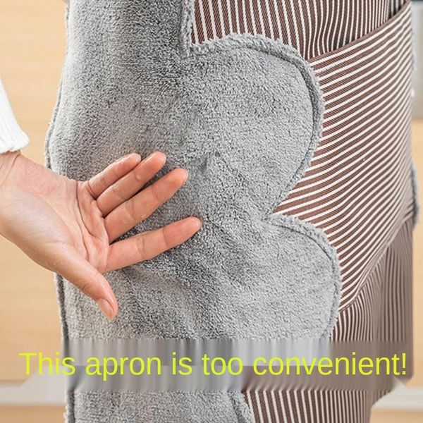 

kitchen washable apron, waterproof and oil proof, coat bib, women's summer large fashion mother's apron aprons