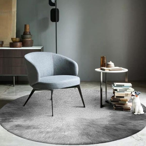 

carpets fashion modern 3d divergent cylindrical simple gray and white living room bedroom hanging basket chair round floor mat carpet