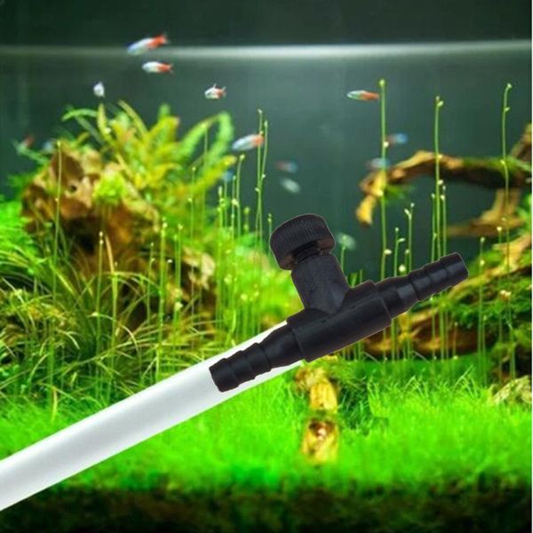 

air pumps & accessories 1pc fish tank line flow control regulator valve aquarium for 4/6mm airline tubing pipe adjustable connector switch t