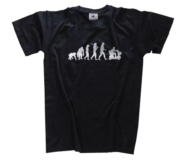 

silver edition retired senior rollator evolution t-shirt s-xxxl, White;black