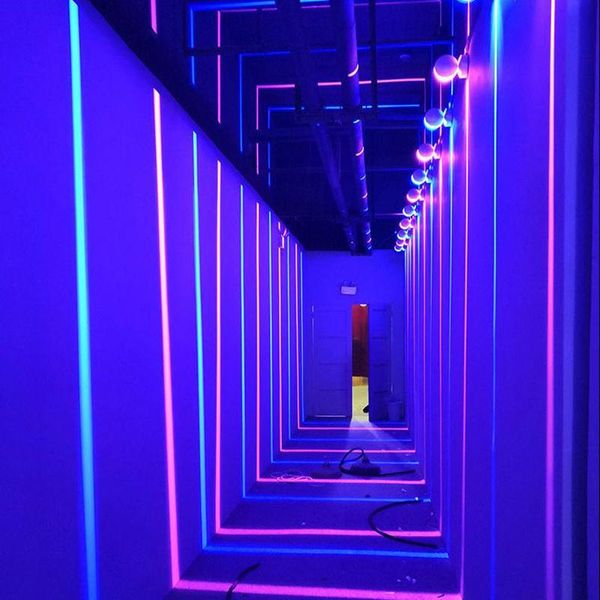 

wall lamp led spotlights remote control 110v 220v el ktv indoor lighting home decor ceiling villa park courtyard beam lights