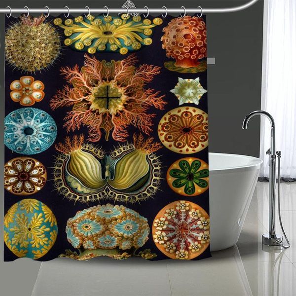 

shower curtains waterproof curtain can be customized ernst haeckel art bathroom bath supplies polyester with hooks