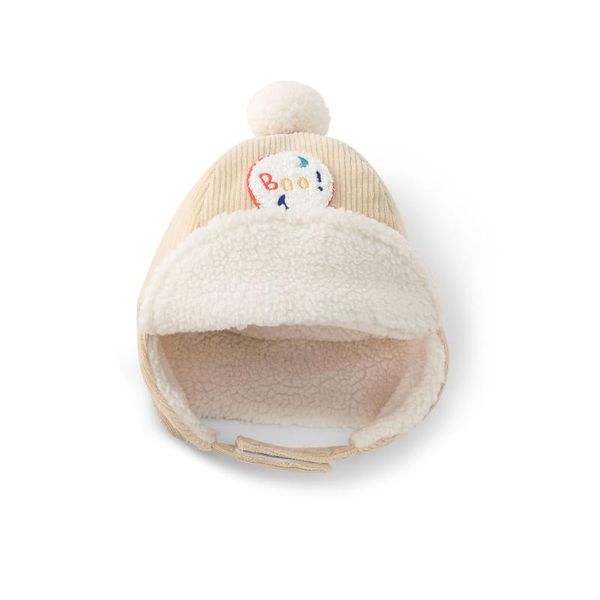 

caps & hats pureborn baby trapper hat warm winter fleece outdoor cap with earflap for infant boys girls thick, Yellow