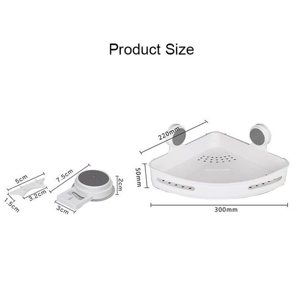 

bathroom shelves strong suction cup corner shower shelf shampoo storage rack organizer aug889