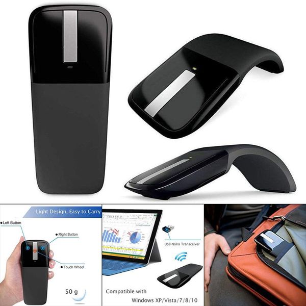 

2.4g wireless foldable mouse with usb receiver for lappc dom668 mice