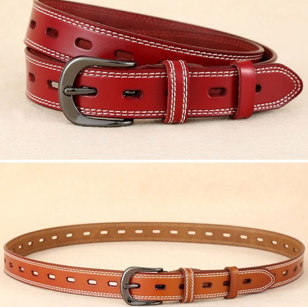 

with box men belt womens genuine, Black;brown