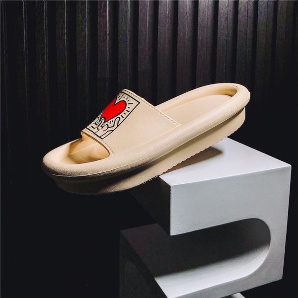 

women outdoor slippers men platform shoes eva soft indoor home slides for man non-slip summer women bathroom shoes couple, Black