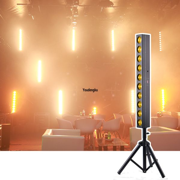 

led matrix bar decor bar dj club stage 10*10w warm white amber dmx cob audience blinder light