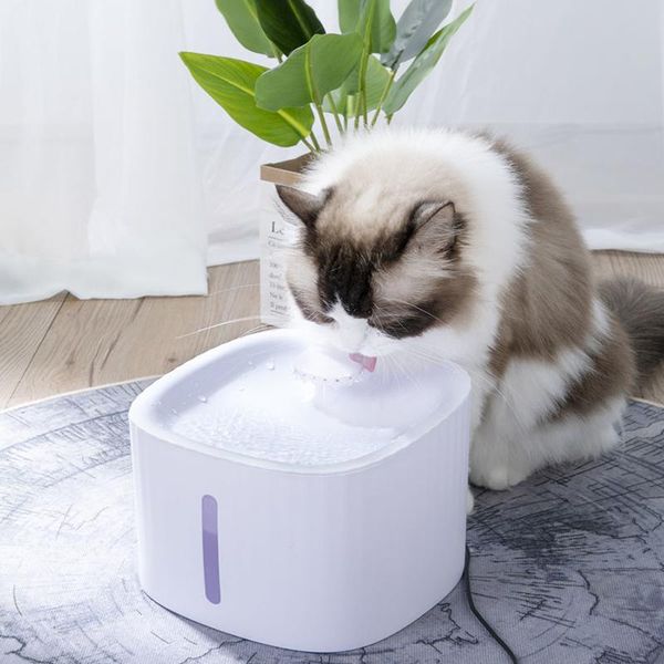 

cat bowls & feeders drinking fountain drinker water dispenser circulates bowl filters mute dog for supplies