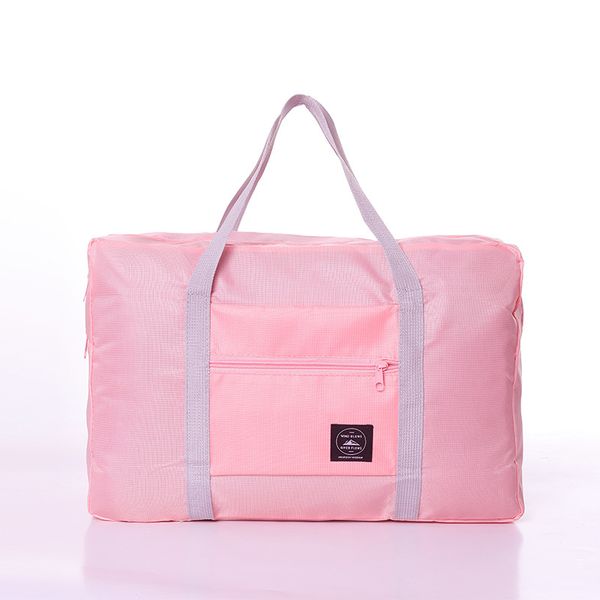 

new style duffel bags travel toiletry moving purse portable clothes storage bag zipper type tasteless large capacity nylon foldable travel c
