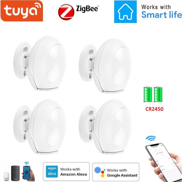 

smart home control tuya zigbee3.0 motion sensor body movement detector pir human work with alexa google life app
