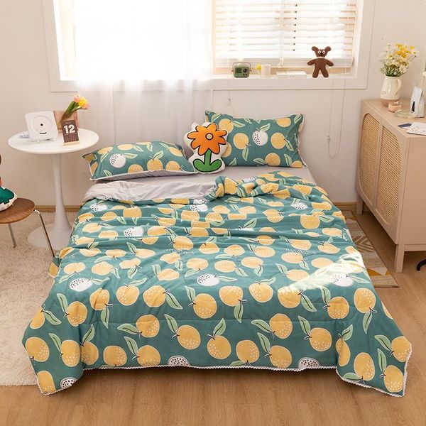 

comforters & sets summer air-conditioning soft breathable comforter portable washable bed cover bedspread duvet stretch furniture covers