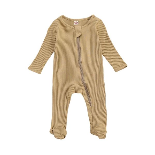 

baby spring autumn clothing infant girl boy clothes long sleeve knitted romper ribbed jumpsuit overall outfit jumpsuits, Blue