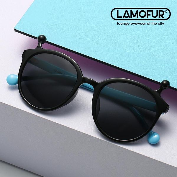 

sunglasses summer girl boys cute little horn outdoor children lovely vintage protection classic kids 21204, Blue