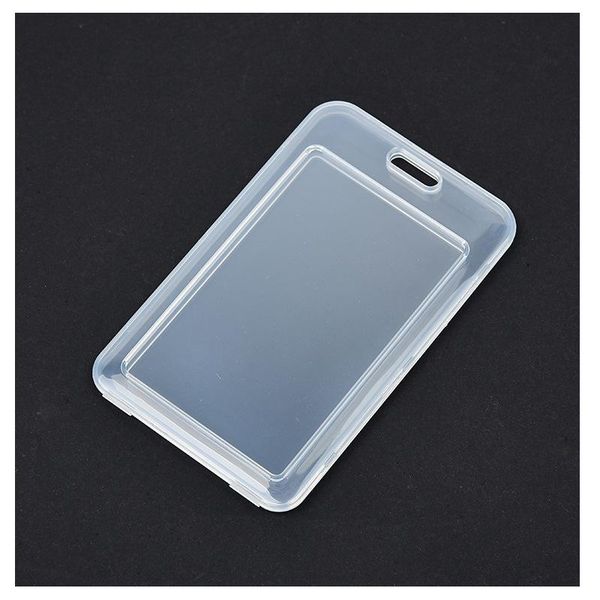 

card holders waterproof transparent pvc cover plastic holder case to protect s bank id sleeve, Brown;gray