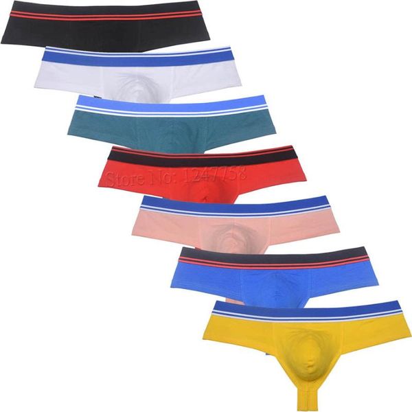 Unterhosen Herren Baumwolle Boxershorts Cheeky Hipster Sports Bokserki Brazilain Bikinihose 1/3 Hintere Abdeckung Trunks