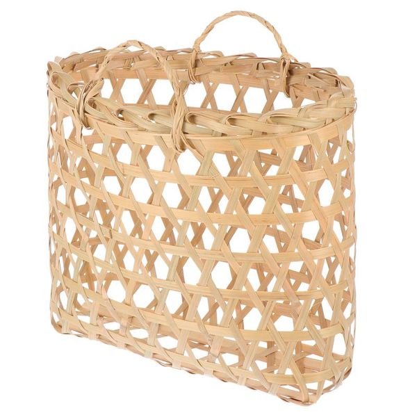 

storage baskets 1pc portable woven picnic basket practical sundry with handle