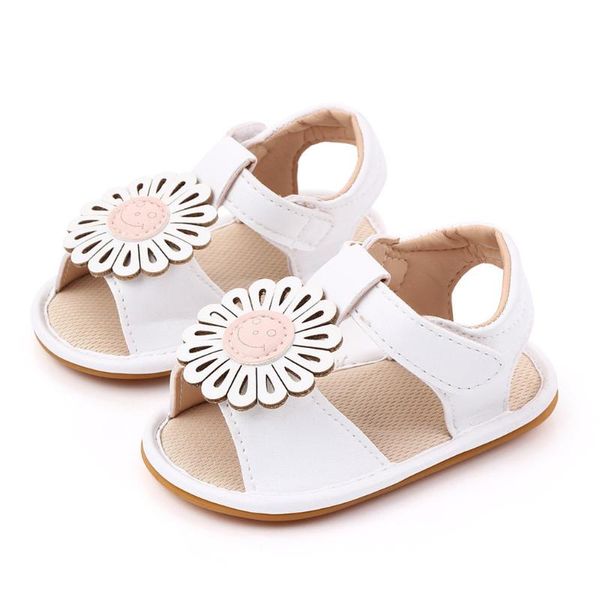 

flower shoes for babies 1 year toddler kid baby girls princess cute first walk summer sandals, Black;red