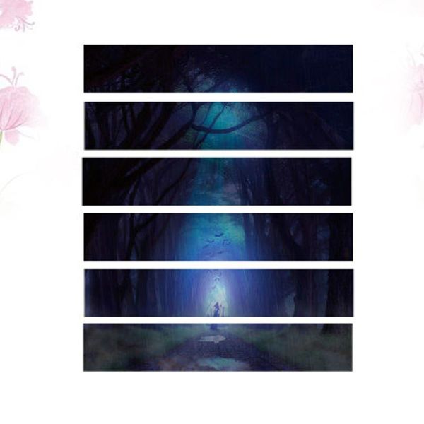 

wall stickers theme stair sticker forest witch self adhesive scary decoration staircase decal for home store el (lt007)