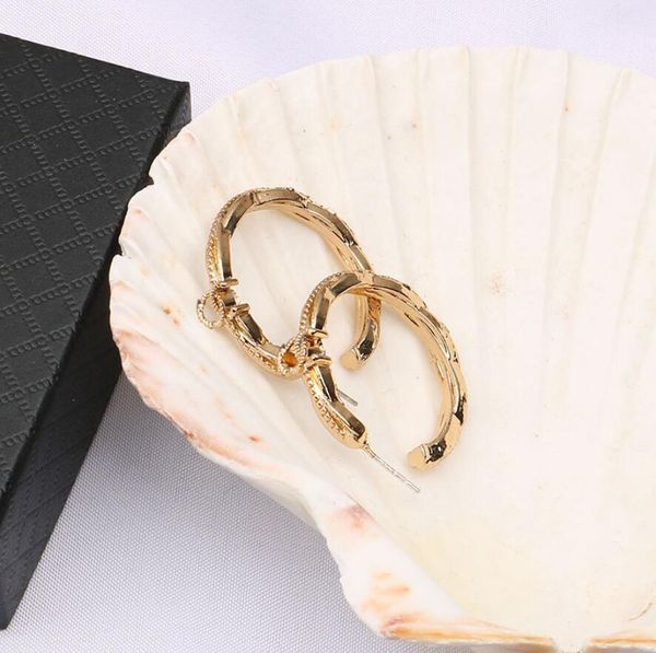 

18k gold plated designer letter stud earrings luxury brand women flower ear loop 925 silver rhinestone pearl dangle earring for wedding jewe, Golden;silver