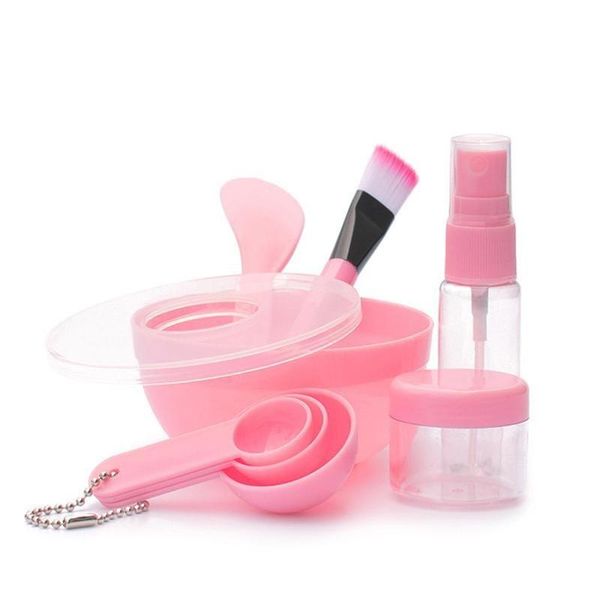 

eyebrow tools & stencils 9pcs/set makeup beauty diy facial face mask bowl brush spoon stick tool kit make up