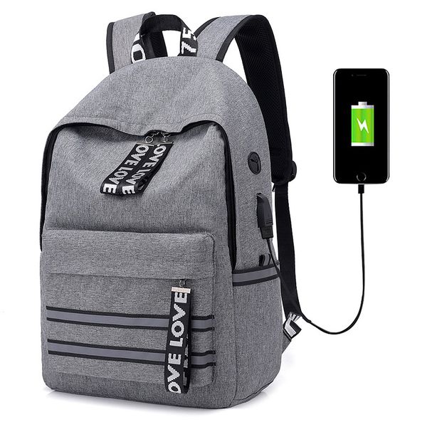 

men women backpacks school bags for teenagers reflective stripe waterproof high capacity lapbag male backpack knapsack