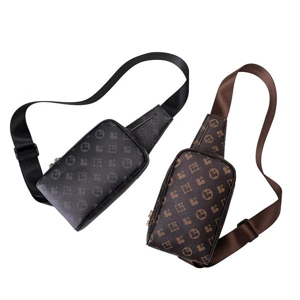 

waist bags 2021 belt bag women leather pack fashion vintage print men girl large capacity shoulder chest dropship