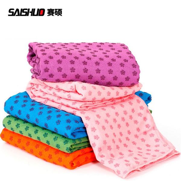 

yoga mat towel pink purple blue green resin get mesh bag mats