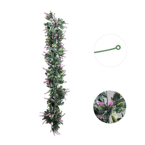 

decorative flowers & wreaths ivy simulated rattan feel hanging cream vine evergreen artificial wedding party decor green pe material home ga