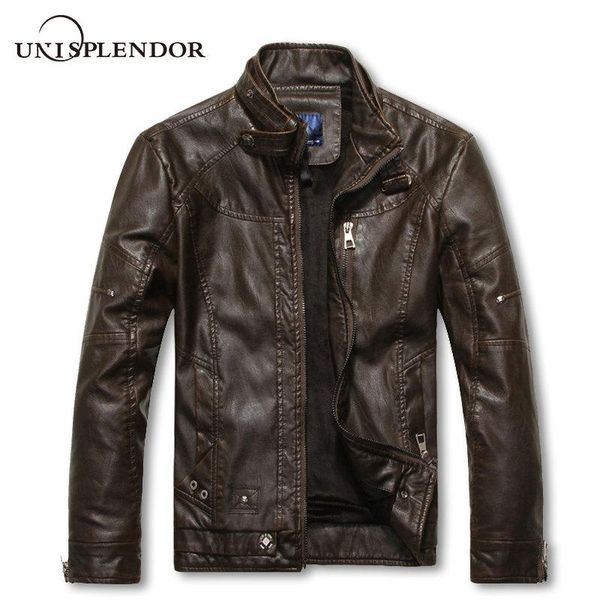 

men's fur & faux 2021 arrive brand motorcycle leather jacket men mens masculina male cool street jackets hip hop suits yn10300, Black