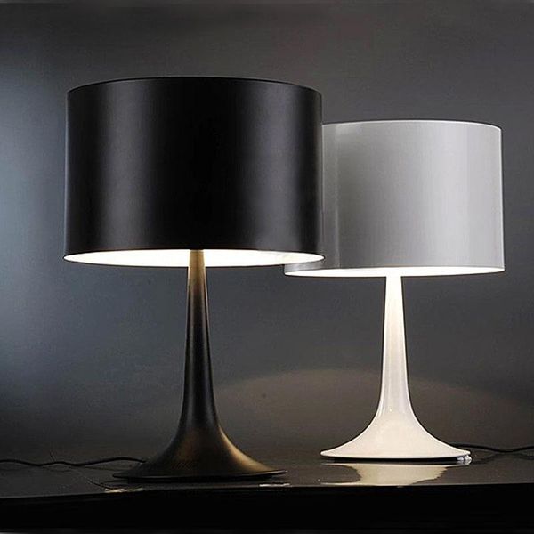 

table lamps modern simple lamp creative gentleman hat desk for bedroom living room home decor e27 black light fixture beside