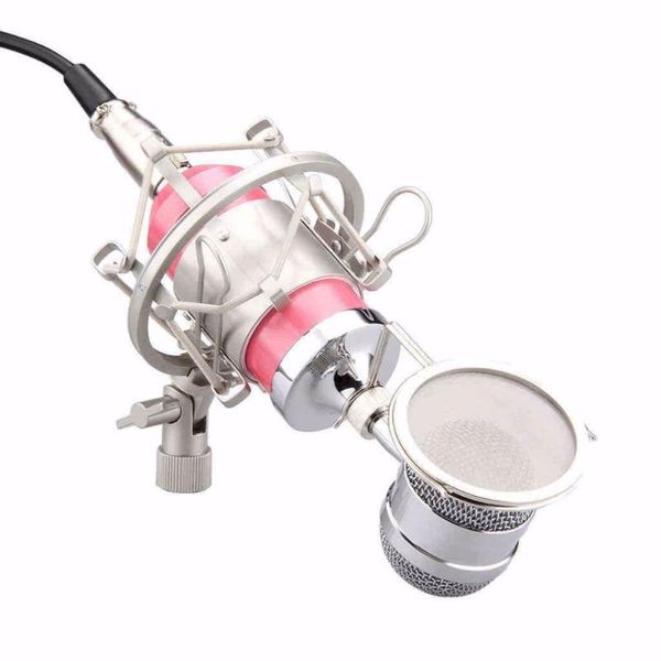 

professional microphone studio recording condenser with 3.5mm plug stand holder for ktv karaoke bm-8000 microphones