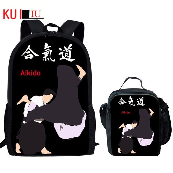 

backpack men's women 3d print children's school bags set for teen girls boys custom satchel lunch bag pencil case