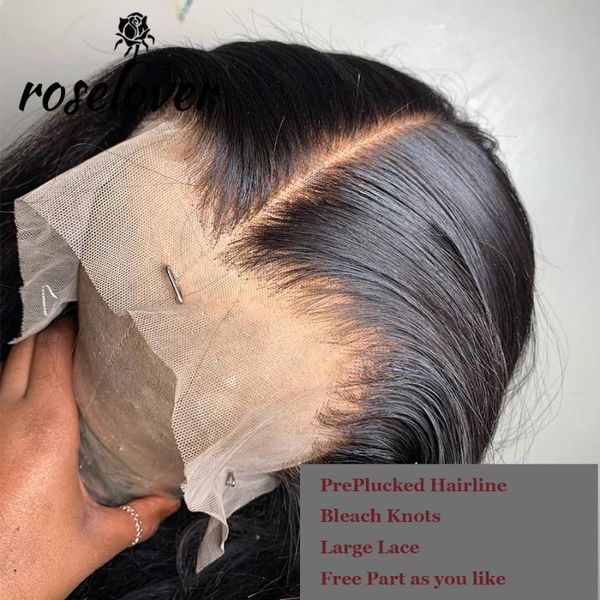 

body wave 13x4 lace front wigs pre plucked with baby hair brazilian human hd frontal for black women closure, Black;brown