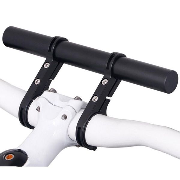 

car & truck racks bicycle handlebar extended bracket bike headlight mount bar computer holder lantern lamp support rack alloy fiber stand #t
