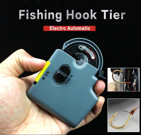 

electic automatic hook tier device fast tying fishing tackle hooks