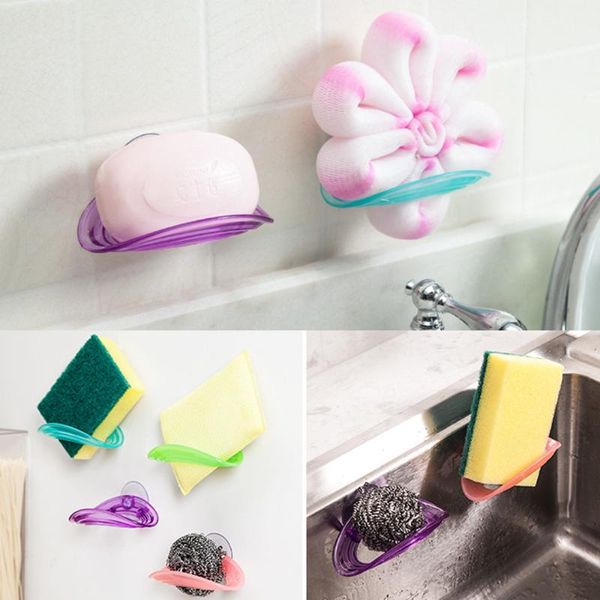 

bathroom storage & organization 1pcs dish cloths rack suction sponge holder clip rag wall mounted type in stock# 15
