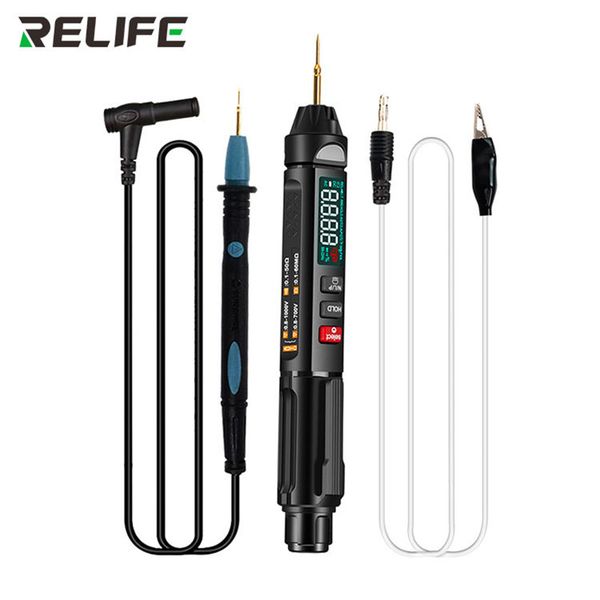 

relife dt-01 smart pen type mini multimeter auto lntelligent sensor pen noncontact voltage tester and phase sequences meter