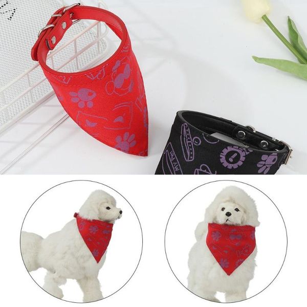 

dog collars & leashes washable triangular bandage party neck decor bandanas pet scarf cat bibs puppy kerchief