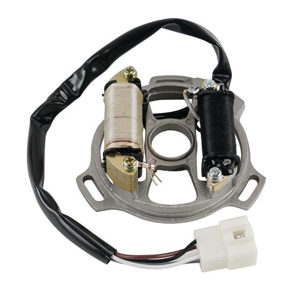 

ignition magneto stator assembly 2-coil for 50cc 2-stroke 1de41qmb engines dirt pit bike atv go kart engine