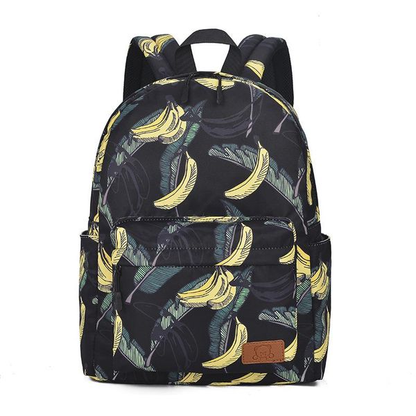 

backpack casual computer bag printing waterproof oxford cloth