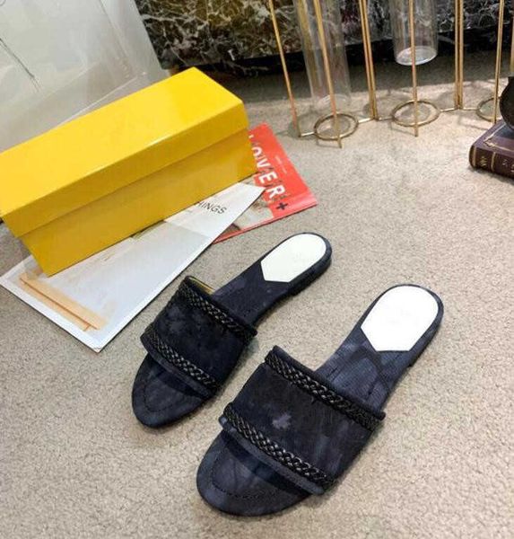 

2021 rubber slippers sandals slides slippers sandals shoes flip flops scuffs for man woman by shoe f65 zlh, Black